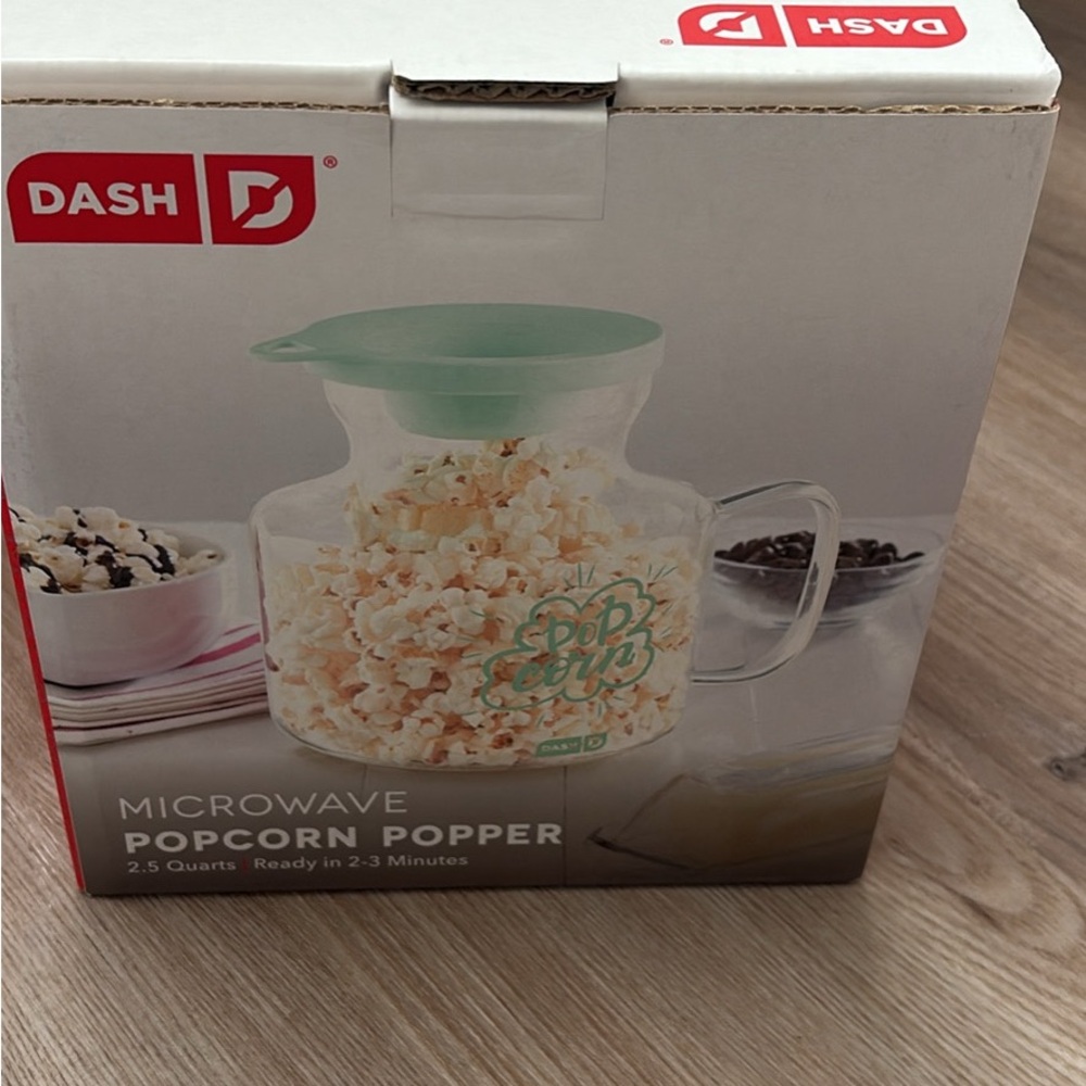 Ash Mint Green Microwave Popcorn Popper